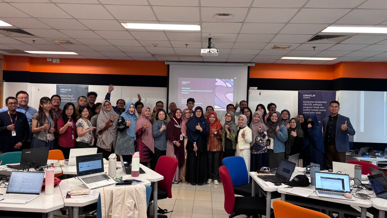 Dosen TRI Ikuti Workshop Applied Database Systems with Oracle AI Database di Binus University