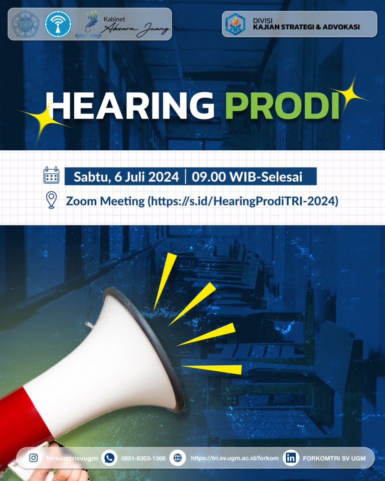 Hearing Prodi 2024