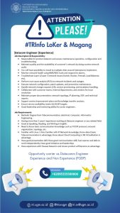 Lowongan Karir Datacomm Engineer